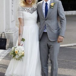 Jesse Wood y Fearne Cotton recién casados