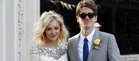 Jesse Wood y Fearne Cotton recién casados