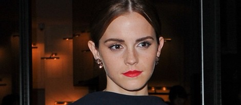 Emma Watson en la fiesta posterior al desfile de Dior en la Semana de la Alta Costura de París otoño/invierno 2014