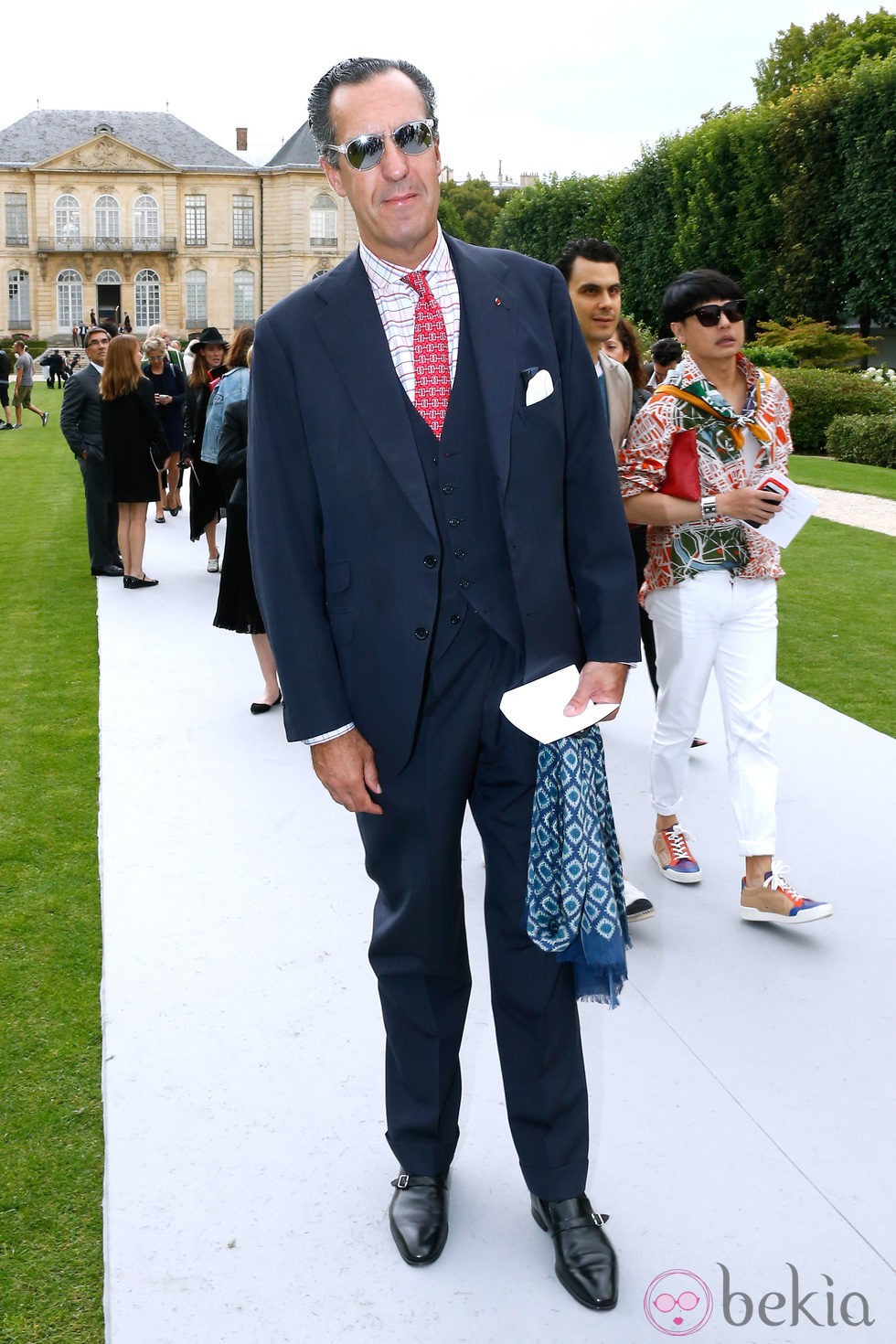 Jaime de Marichalar en el desfile de Dior de la Semana de la Alta Costura de París otoño/invierno 2014