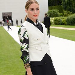 Olivia Palermo en el desfile de Dior de la Semana de la Alta Costura de París otoño/invierno 2014