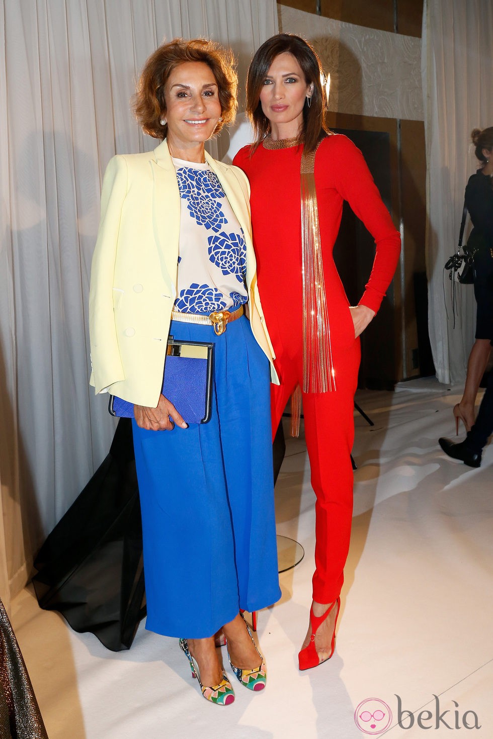 Nieves Álvarez y Naty Abascal en el desfile de Stepháne Rolland de la Semana de la Alta Costura de París otoño/invierno 2014