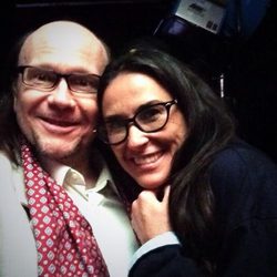 Santiago segura y Demi Moore en Gran Canaria