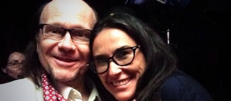 Santiago segura y Demi Moore en Gran Canaria