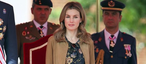 La Princesa Letizia en la entrega de despachos a los nuevos suboficiales del Ejército del Aire