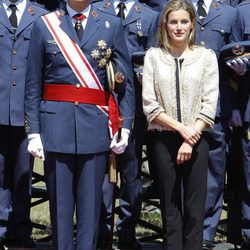 Los Reyes Felipe y Letizia en la entrega de despachos a los nuevos suboficiales del Ejército del Aire