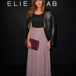 Nina Dobrev en el desfile de Elie Saab de la Semana de la Alta Costura de París otoño/invierno 2014