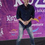 Óscar Martínez en el estreno del espectáculo del Circo del Sol 'Kooza' en Port Aventura