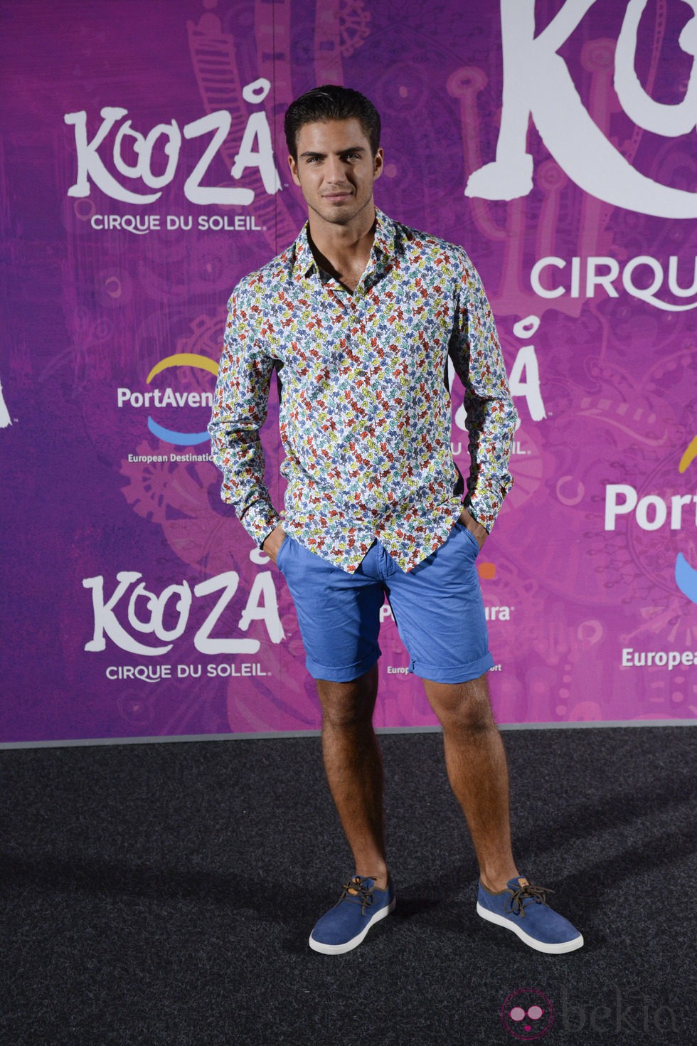 Maxi Iglesias en el estreno del espectáculo del Circo del Sol 'Kooza' en Port Aventura