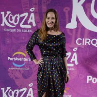 Chayo Mohedano en el estreno del espectáculo del Circo del Sol 'Kooza' en Port Aventura