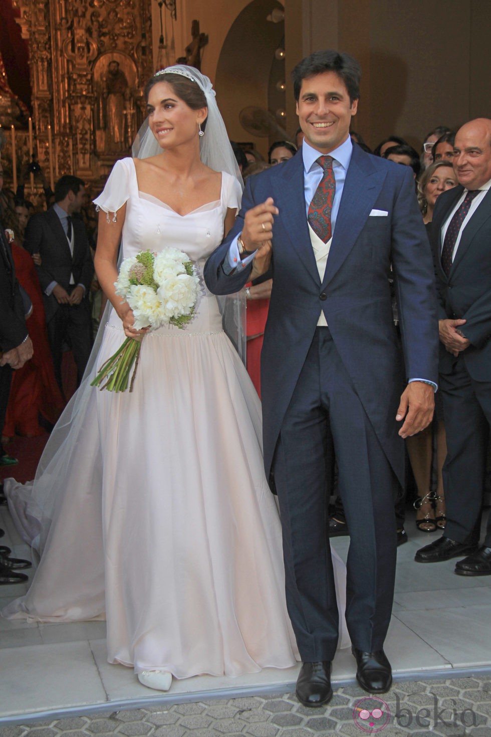 Fran Rivera y Lourdes Montes en su boda religiosa en Sevilla