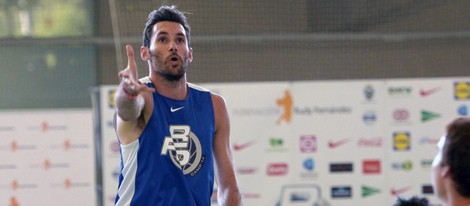 Rudy Fernández en el partido de clausura de su campamento de verano en Mallorca