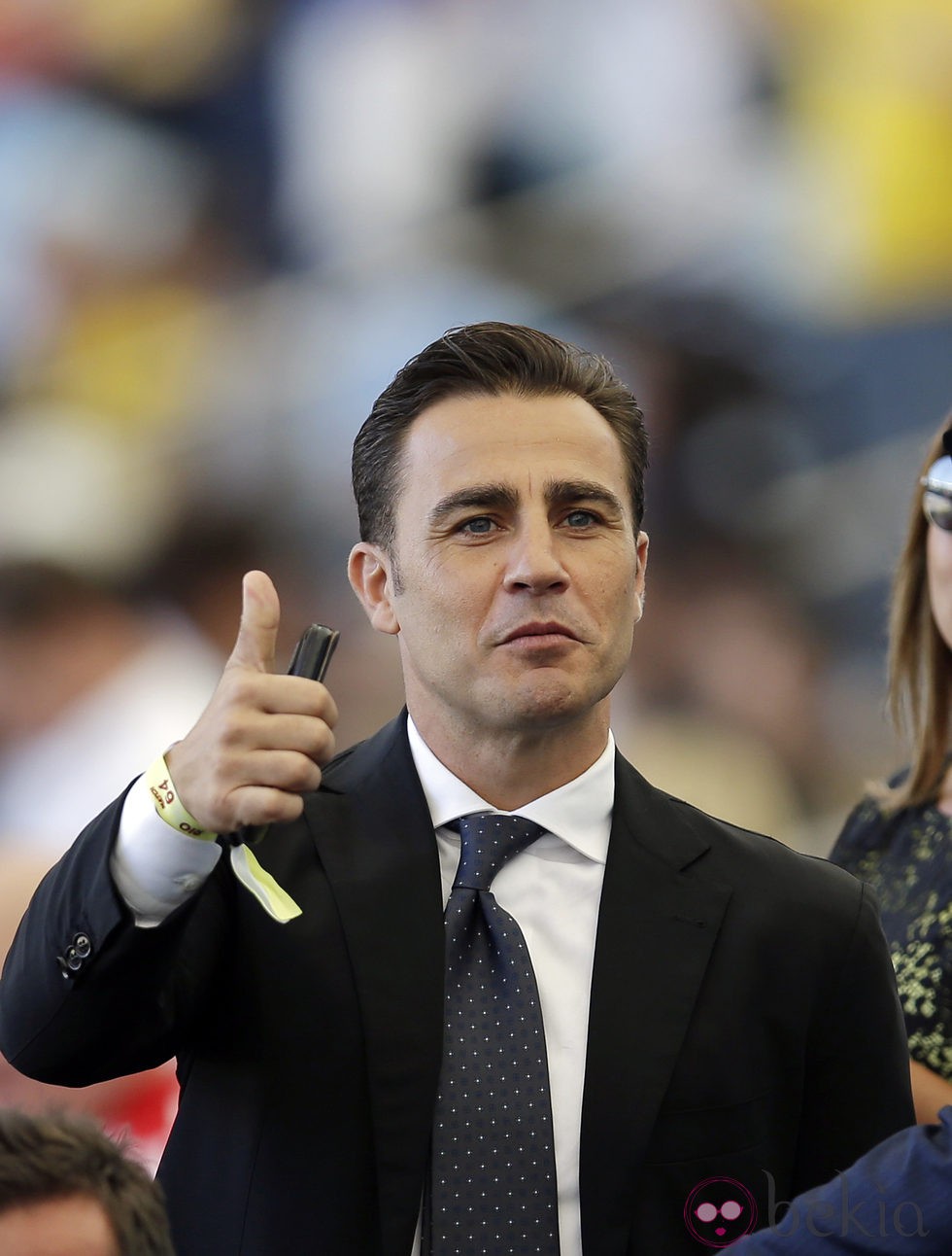 Fabio Cannavaro en la final del Mundial 2014