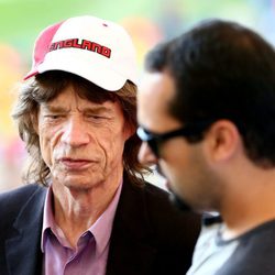 Mick Jagger en la final del Mundial 2014