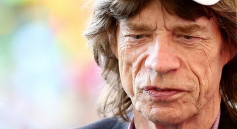 Mick Jagger en la final del Mundial 2014