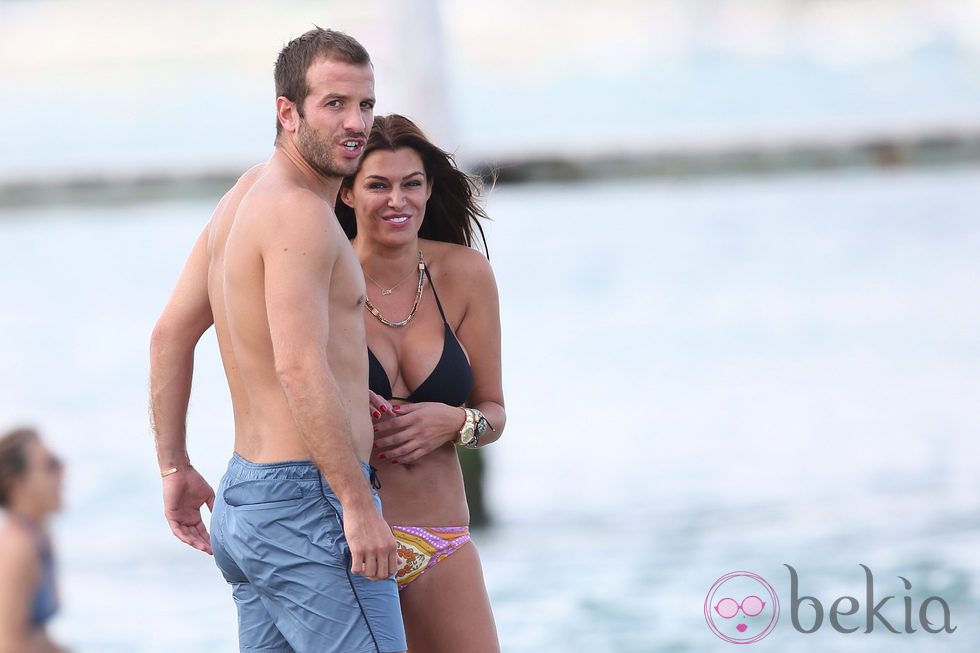 Rafael van der Vaart y Sabia Boulahrouz en Saint Tropez