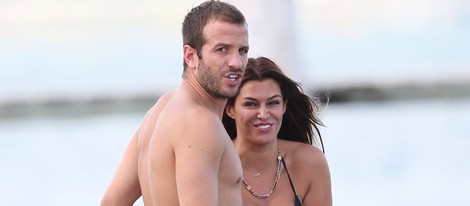 Rafael van der Vaart y Sabia Boulahrouz en Saint Tropez