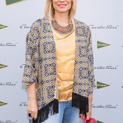 Carla Hidalgo en el desfile de Emidio Tucci para la temporada primavera/verano 2015