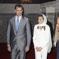 Los Reyes Felipe y Letizia en el Mausoleo del Rey Mohamed V en Rabat