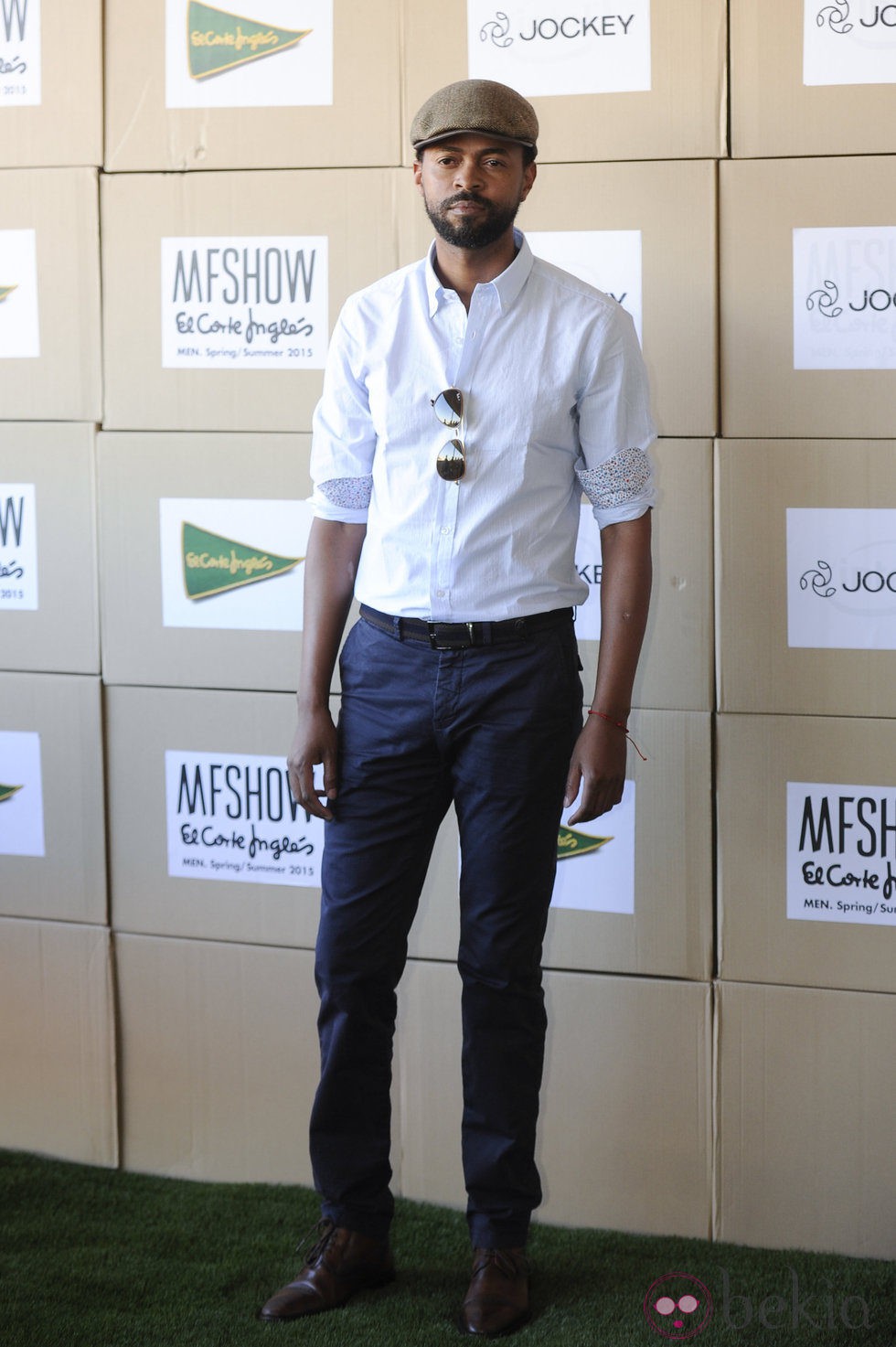 Paulo Wilson en el desfile de Jockey de la MFSHOW primavera/verano 2015