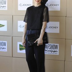 Bimba Bosé en el desfile de Jockey de la MFSHOW primavera/verano 2015