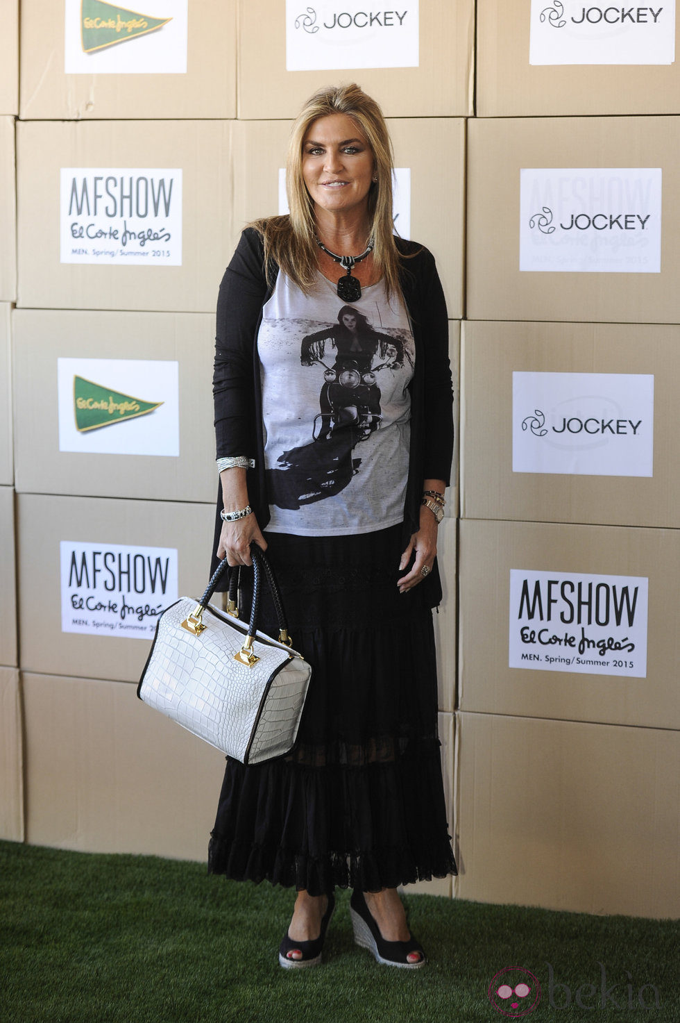 Susana Uribarri en el desfile de Jockey de la MFSHOW primavera/verano 2015