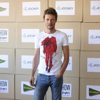 Eloy Azorín en el desfile de Jockey de la MFSHOW primavera/verano 2015