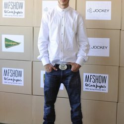 Joel Bosqued en el desfile de Jockey de la MFSHOW primavera/verano 2015