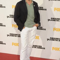 Boris Izaguirre en el estreno de 'El amanecer del planeta de los simios' en Madrid