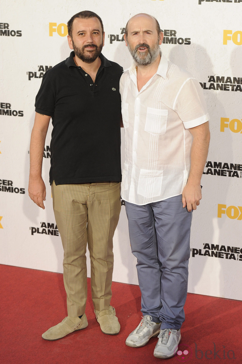 Javier Cámara en el estreno de 'El amanecer del planeta de los simios' en Madrid