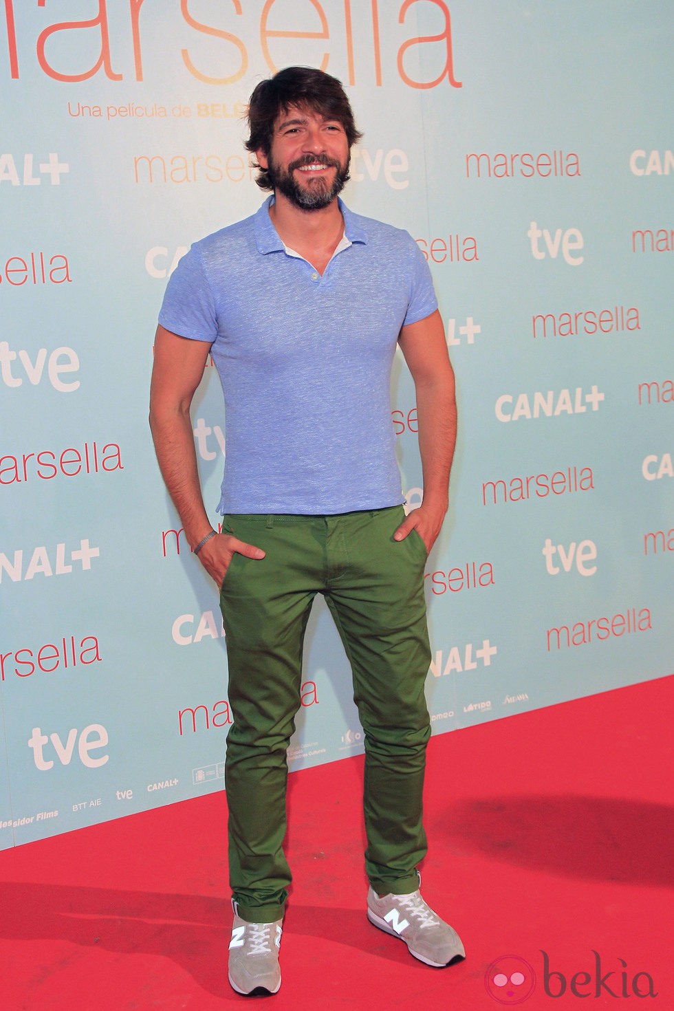 Félix Gómez en la premier de 'Marsella' en Madrid