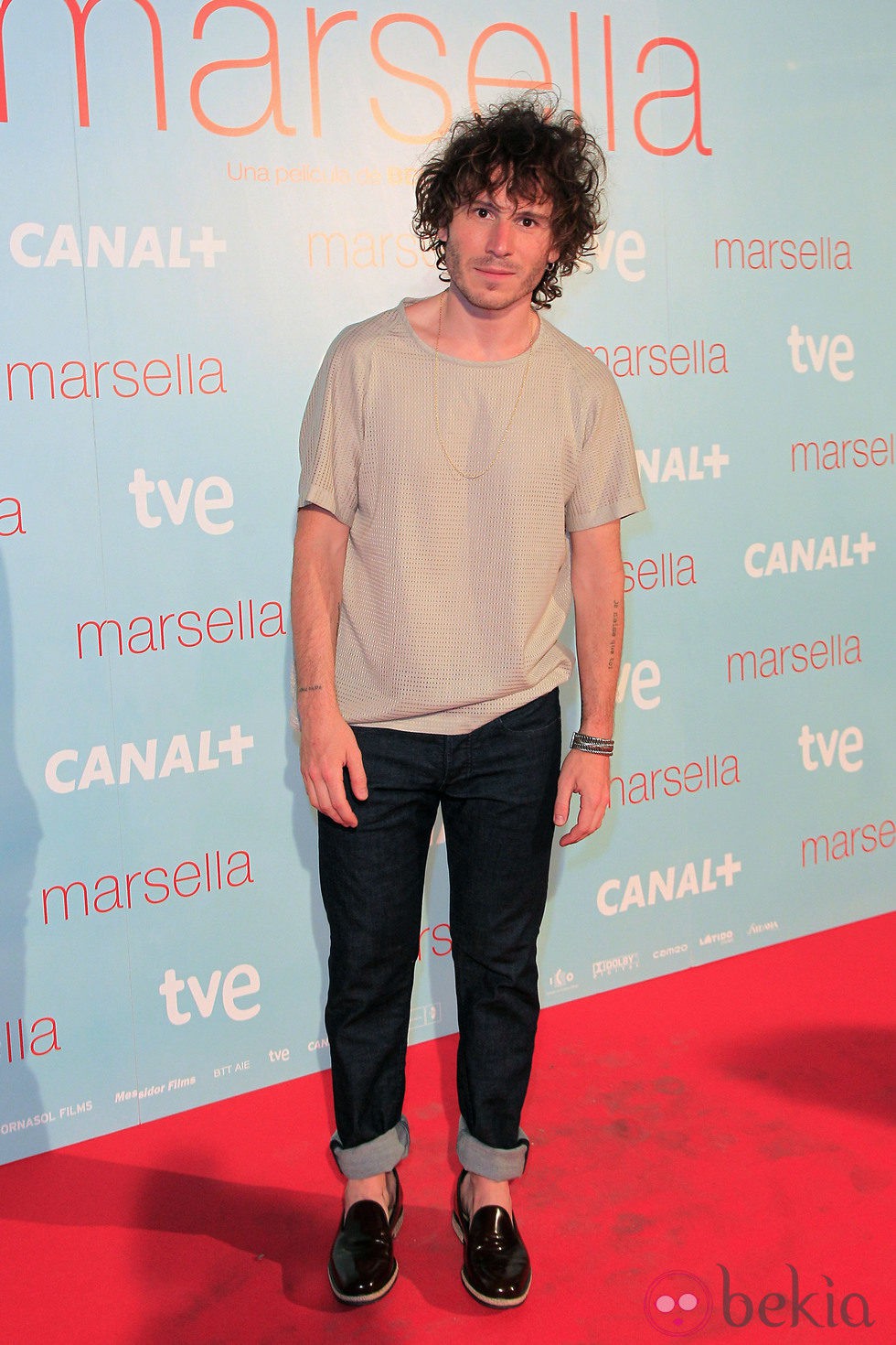 Rubén Ochandiano en el estreno de 'Marsella' en Madrid