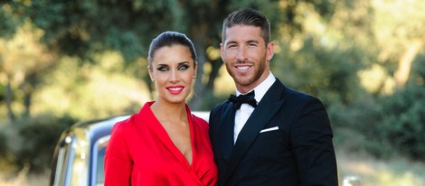 Sergio Ramos y Pilar Rubio en la boda de René Ramos y Vania Millán