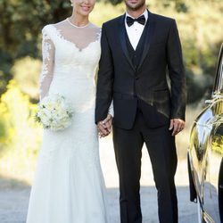 René Ramos y Vania Millán el día de su boda