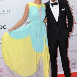 Luján Argüelles y Carlos Sánchez en la Global Gift Gala de Marbella 2014