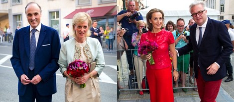 Astrid y Lorenzo de Bélgica en el Día Nacional de Bélgica 2014