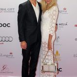 Pixie Lott y Oliver Cheshire en la Global Gift Gala de Marbella 2014