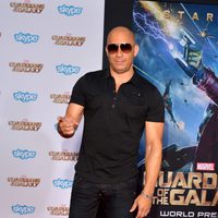 Vin Diesel en el estreno de 'Guardianes de la Galaxia' en Los Angeles