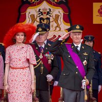 Los Reyes Felipe y Matilde de Bélgica celebran el Día Nacional de Bélgica 2014