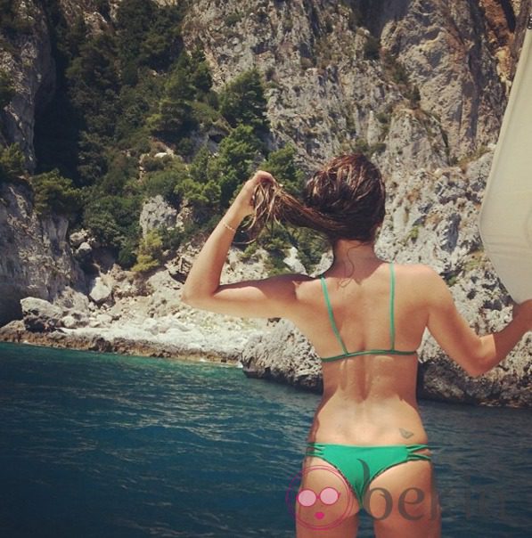 Lea Michele de vacaciones en Italia