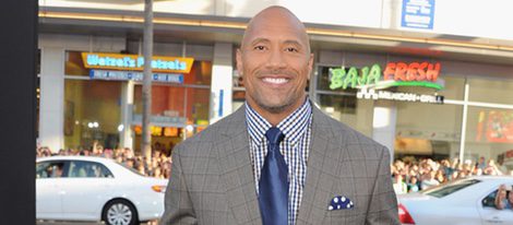 Dwayne Johnson en el estreno de 'Hércules' en Los Angeles