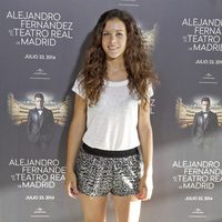 Sandra Blázquez en el concierto de Alejandro Fernández en Madrid