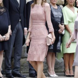 La Reina Letizia en la ofrenda floral al Apostol Santiago