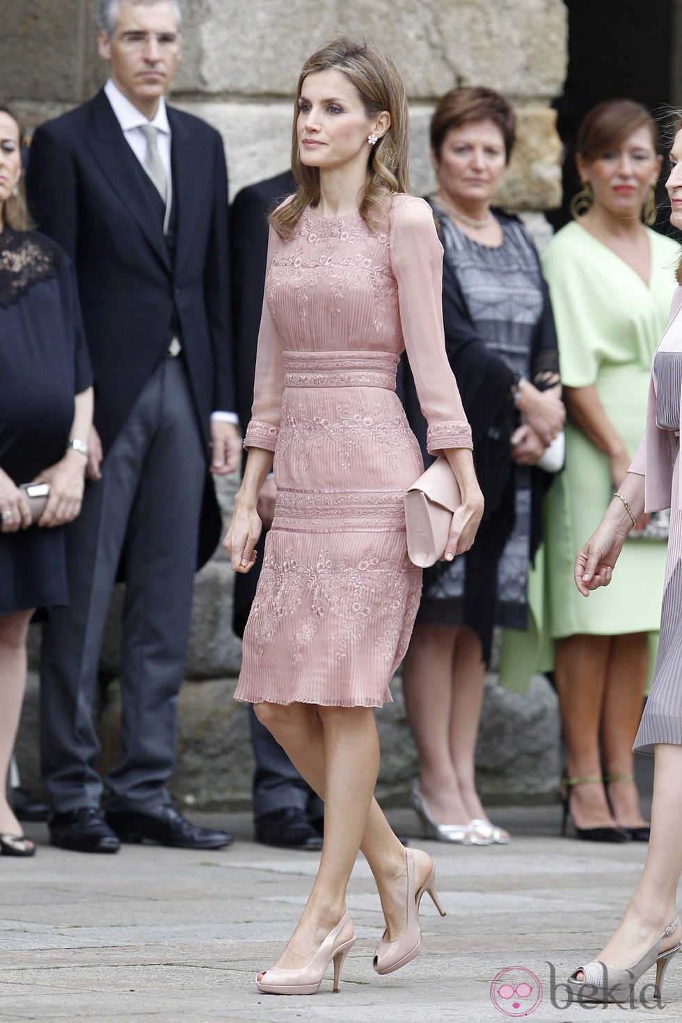 La Reina Letizia en la ofrenda floral al Apostol Santiago