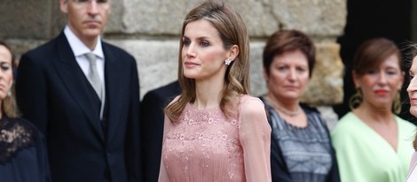 La Reina Letizia en la ofrenda floral al Apostol Santiago