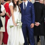 Belen de Guidos y Gonzalo Diniz Mendez en su boda