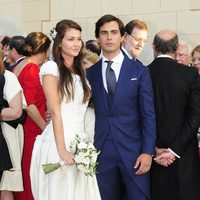 Belen de Guidos y Gonzalo Diniz Mendez en su boda