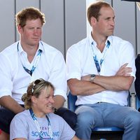 El Príncipe Harry y los Duques de Cambridge en los Juegos de la Commonwealth 2014