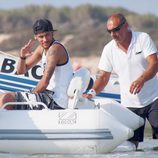 Neymar relajado durante sus vacaciones a Ibiza