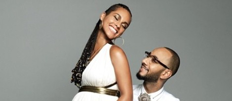 Alicia Keys y Swizz Beatz en su cuarto aniversario de boda